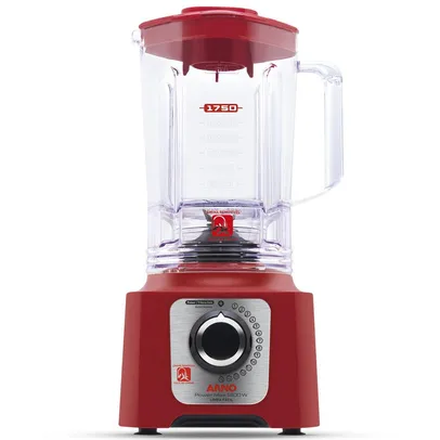 Liquidificador Arno Power Max Limpa Fácil LN56 1400W Vermelha 127V