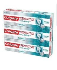 [ PRIME ] Creme Dental Colgate Sensitive Pro-Alívio 110g - 3un | R$33