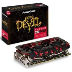 PLACA DE VÍDEO POWERCOLOR RADEON RED DEVIL GOLDEN RX 580 8GB 