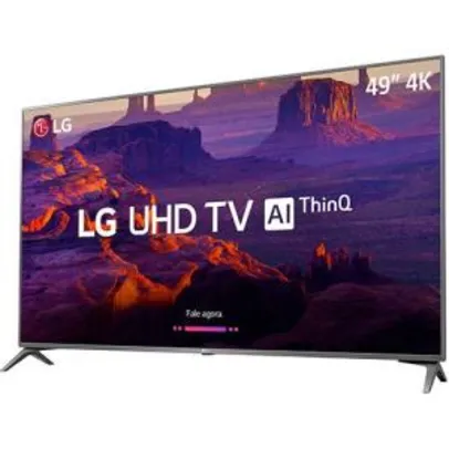 [AME] Smart TV LED 49" LG 49UK6310 Ultra HD 4K - R$ 1929 (receba R$ 96 de volta)