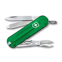 Canivete Suíço SD Victorinox Classic, Verde Esmeralda Translúcido, 58 mm