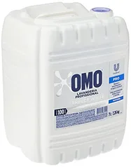 [Prime] Lava-Roupas Líquido Concentrado Lavanderia Profissional Omo Perfect White Pro Galão 7L, OMO