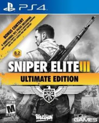 Jogo Sniper Elite 3 Ultimate Edition - PS4