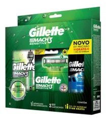 [APP/VISA] Leve 2 Kit Aparelho De Barbear Gillette Mach3 Sensitive R$ 35