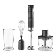 Mixer 3 em 1 Electrolux Preto 700W Expert com Haste em Inox e Tecnologia TruFlow Power System (IBP70) 110V