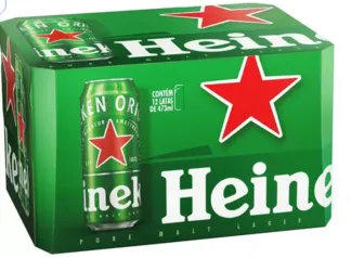 (Leve 5 Pague 4) Cerveja Heineken Premium Puro Malte Lager 473ml 