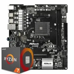 Pichau Kit upgrade, Ryzen 7 2700, ASRock A320M-HD