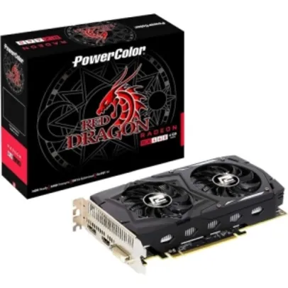 PowerColor RX 460 OC Red Dragon 4GB - R$425