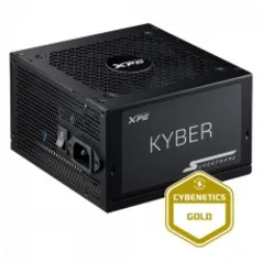 Fonte XPG Kyber SuperFrame, 750w, 80 Plus Gold, Com conector PCIe 5.0, PFC Ativo, KYBER750G BK C BR