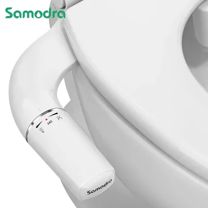 Bidê SAMODRA Ultra-Fino, Bidê Minimalista para Vaso Sanitário com Dupla Bocal