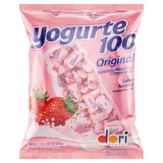 (CARTÃO MERCADO PAGO) Bala Yogurte 100 Original iogurte de morango sem glúten 600 g 