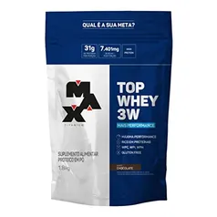 Top Whey 3W + Performance Refil 1, 8Kg Chocolate V01, Max Titanium