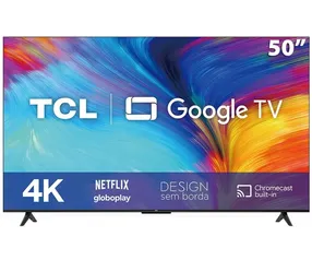 Smart TV LED 50" 4K TCL 50P635 HDR, Wifi Dual Band, Bluetooth