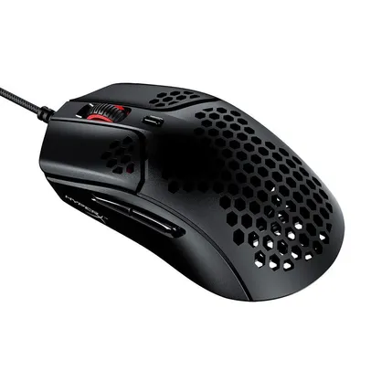 Mouse Gamer, Hyperx, Pulsefire Haste, RGB, 16000 DPI, Ultra Leve 59g, Sensor Pixart 3335, Cabo Hyperflex - HMSH1-A-BK/G