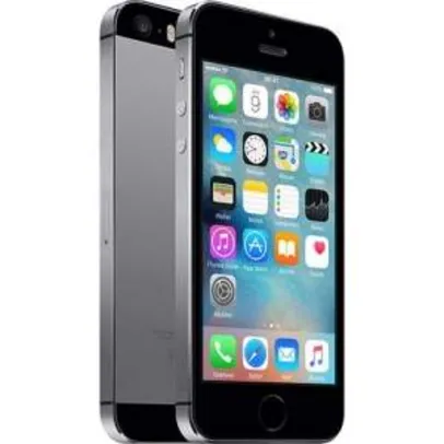 [Submarino]  iPhone 5S 32GB Cinza Espacial Desbloqueado IOS 8 4G + Wi-Fi Câmera 8MP- Apple - R$1530,00