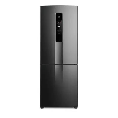 Geladeira Electrolux Inverse Inverter com Autosense 490L Black Inox Look (IB54B))