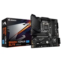 Placa Mãe Gigabyte B560M Aorus Elite LGA1200 mATX DDR4 hdmi M.2