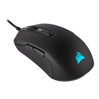 MOUSE GAMER CORSAIR M55 RGB PRO 12400DPI 8 BOTOES PRETO, CH-9308011-NA | R$130