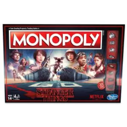 Jogo Monopoly Stranger Things - C4550 - Hasbro - Exclusivo Amazon R$ 206