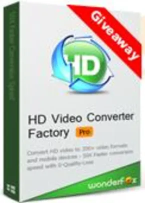 HD Video Converter Factory Pro e outros programas grátis por tempo limitado