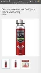 [2 unidades] Desodorante Aerosol Old Spice Cabra Macho 93g | R$18