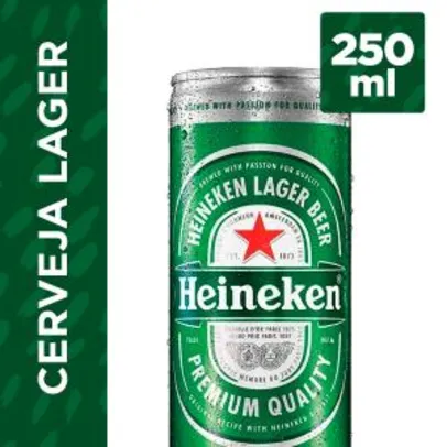 Cerveja HEINEKEN Lata 250ml 2,68