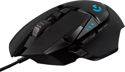 Mouse Gamer Logitech G502 HERO com RGB LIGHTSYNC, Ajustes de Peso, 11 Botóes Programáveis, Sensor HERO 25K - 910-005550