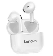 Fone Bluetooth Lenovo LP40 TWS Branco/Preto