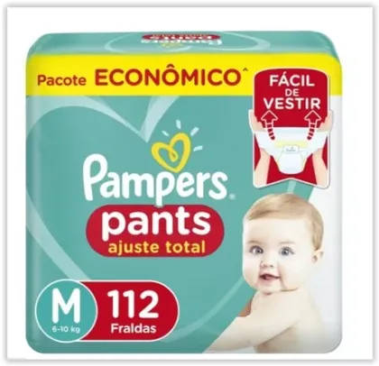 [Leve 2] Fralda Pampers Pants Ajuste Total - M, G, XG e XXG