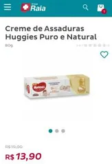 Creme de Assaduras Huggies Puro e Natural | R$14