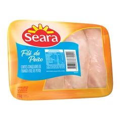 [AppPDA-R$13,52] Filé de Frango Congelado SEARA Bandeja 1kg