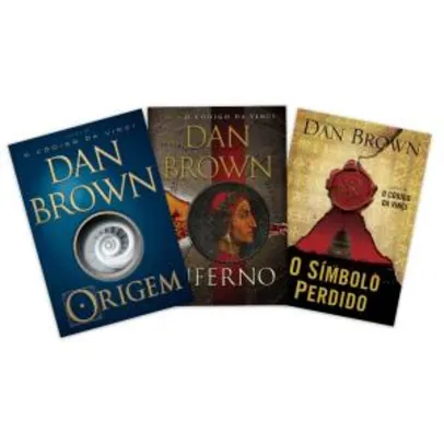 [APP]Coleção Dan Brown - Origem + Inferno + O Símbolo Perdido 1ª Edição - Exclusivo | R$30