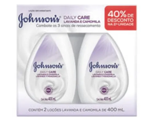 [2 Unidades] Hidratante Johnson Lav/Cam 400ml