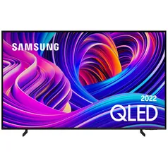 Smart TV Samsung 50" QLED 4K 50Q60B 2022 Tecnologia de Pontos Quânticos Som em Movimento