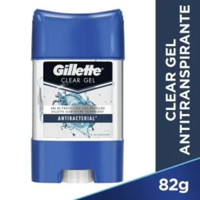 Gel Antitranspirante Gillette Antibacterial 82g