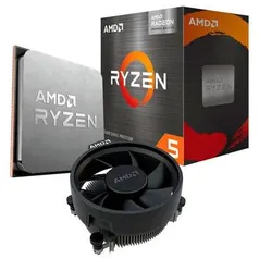 Processador AMD Ryzen 5 5600GT, 4.6GHz, Cache 19MB, AM4, 6 núcleos, 12 threads, Placa de Vídeo, Com  Cooler - 100-100001488