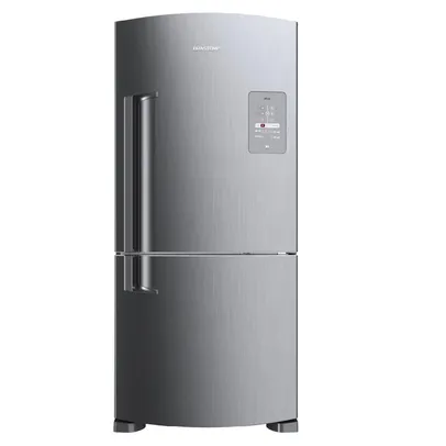 Geladeira Brastemp Frost Free Inverse 573 litros cor Inox com Smart Bar - BRE80AK