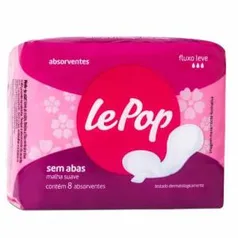 Absorvente Lepop Sem Abas R$0,48