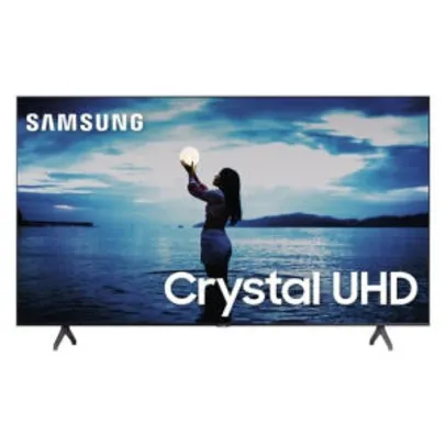 [AME R$1870] Smart TV Samsung 50" Crystal UHD 4K Wi-Fi HDR Cinza Escuro 50TU7020 | R$2199