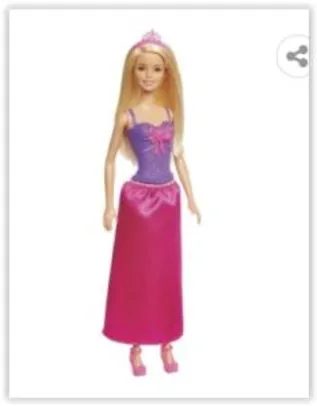 Boneca Barbie Mattel Fantasia Princesa GGJ94 | R$ 23
