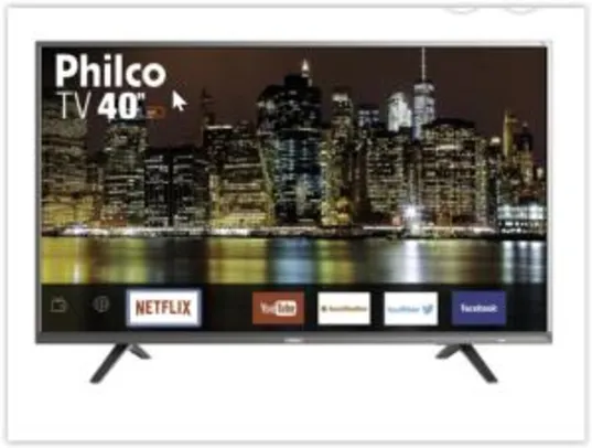 [Reembalado] Smart TV LED 40" Resolução Philco PTV40E21SNS Full HD | R$ 999