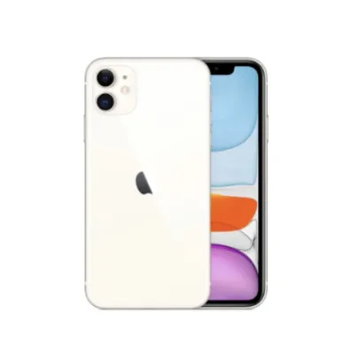 iPhone 11 64GB White Tela 6.1&quot; Câmera Dupla 12MP Selfie 12MP Dualchip iOS13