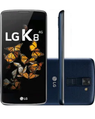 [Shop Time] LG K8 Dual Chip Android 6.0 Tela 5" 16GB 4G Câmera de 8MP - Indigo