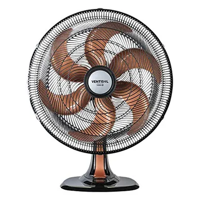 Ventisol Turbo Ventilador de Mesa, Marrom (Bronze), 50 cm, 127 V