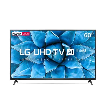 Smart TV 4K LED 60” LG 60UN7310PSA Wi-Fi Bluetooth - HDR Inteligência Artificial 3 HDMI 2 USB | R$2.881