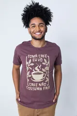 Camiseta Tomá Café Eu Vou, Café Não Costuma Faiá - Chico Rei