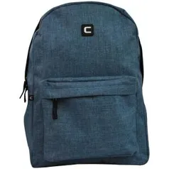 Mochila Casual Convoy CP00150 18” em Poliéster com 1 Divisória - Azul Escuro - By Yins | R$ 26