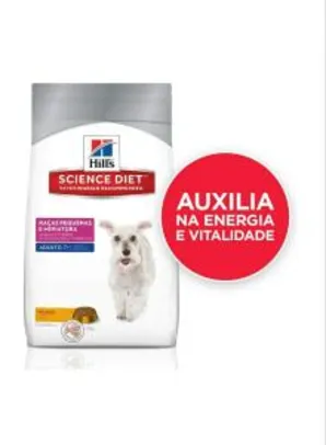 [Prime] Ração Hill's Science Diet para Cães Adultos 7+ Raças Pequenas e Miniatura - 3kg 