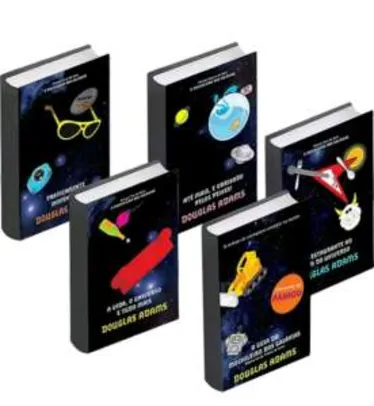 [SUBMARINO]Kit 5 Livro - O guia do mochileiro das galáxias 25R$