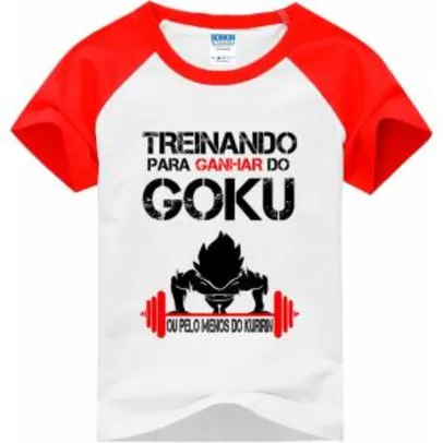 Camiseta Infantil do Goku - R$24